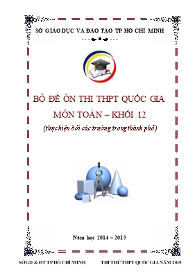 Bộ đề ôn thi THPT quốc gia môn Toán  Khối 12